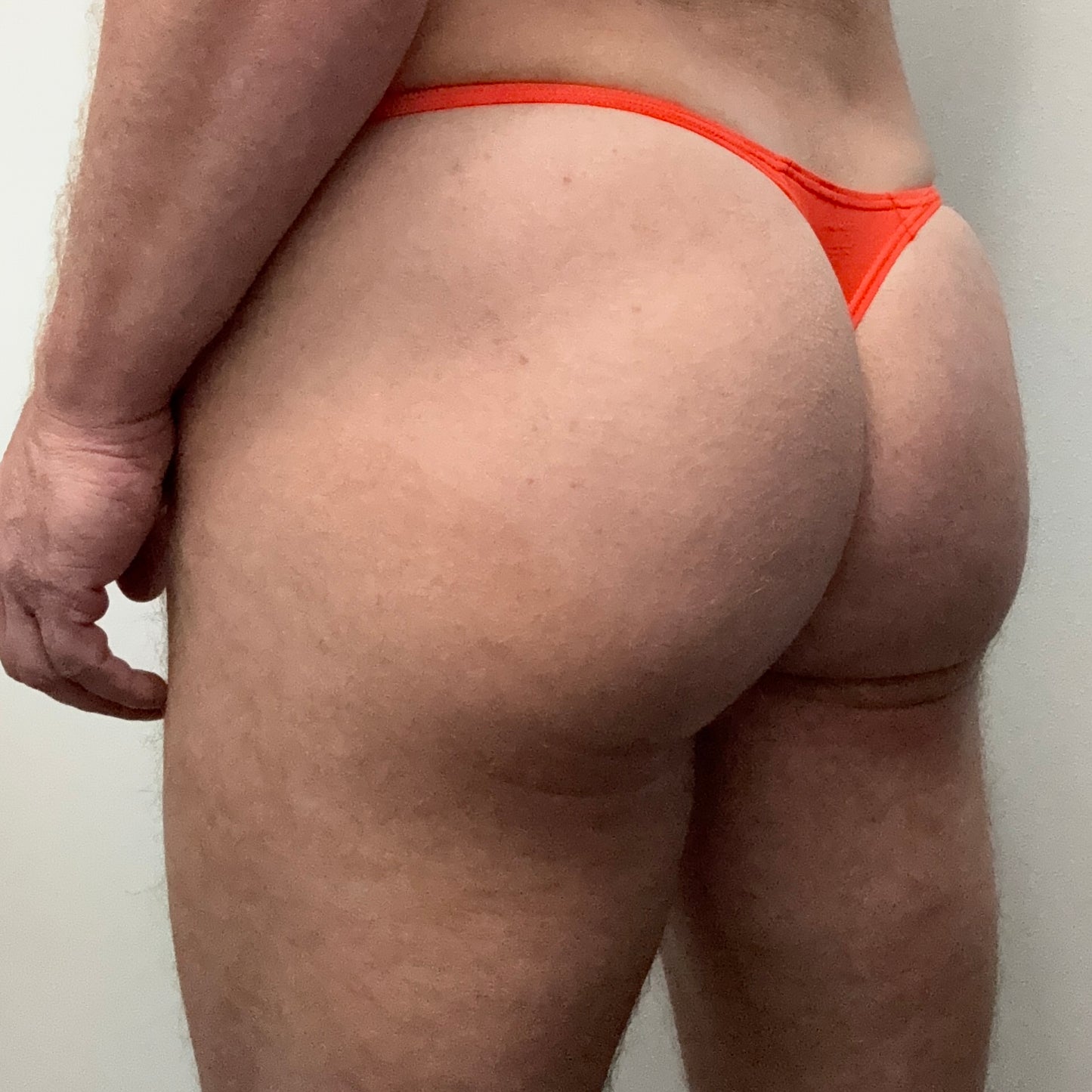 Orange Thong - Worn