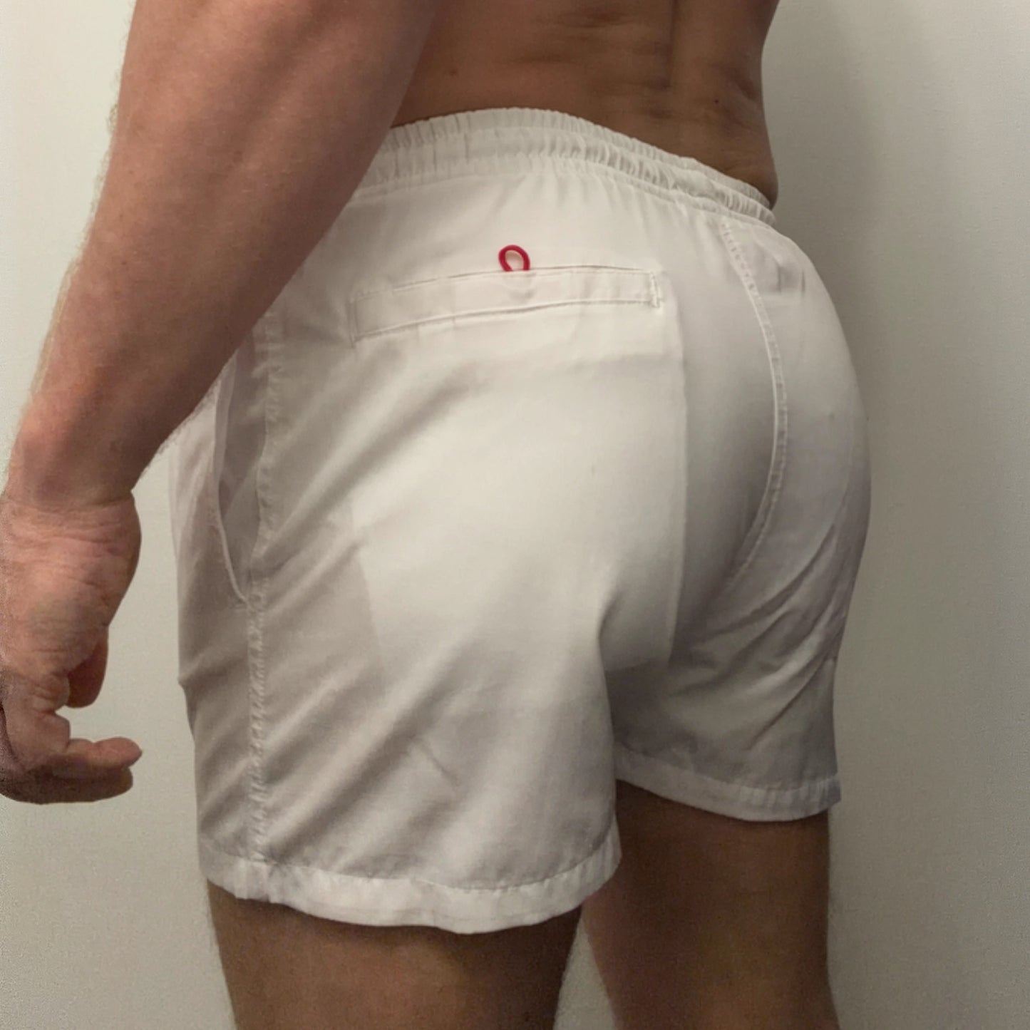 White Swim Trunks - Freshly Worn