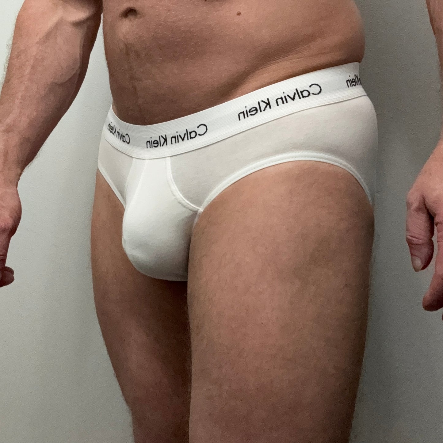 Calvin Klein White Briefs - Worn
