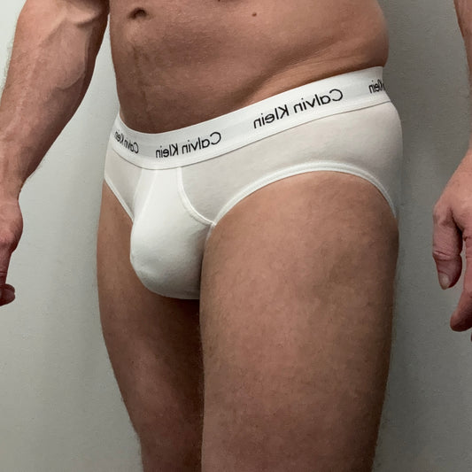 Calvin Klein White Briefs - Worn